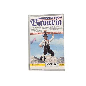 Folksongs From Bavaria Cassette Tape 1989